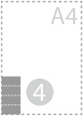 stroken van 4<br/><span style='font-size:11px;'>(4 per strook (52,5 * 27mm/bon))</span>